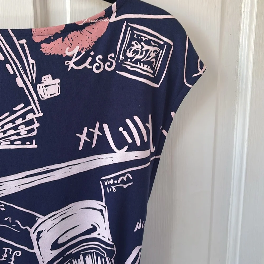 Lilly Pulitzer Jolie Dress Love Letters Sealed With a Kiss Print - Picture 9 of 13